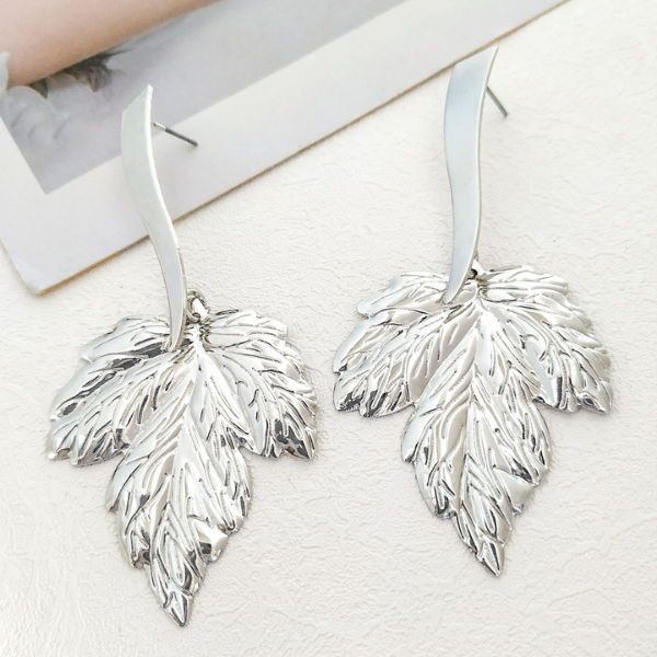 Aretes Hojas