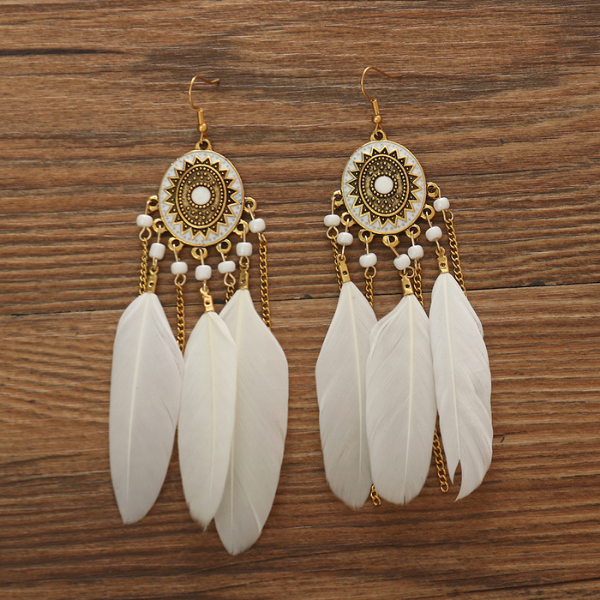 Aretes Plumas Divinas