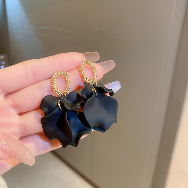 Aretes Pétalos de Acrílico