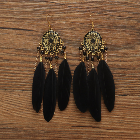 Aretes Plumas Divinas