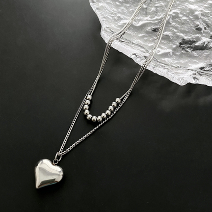 Collar Doble Acero de Titanio