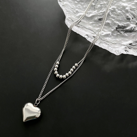 Collar Doble Acero de Titanio